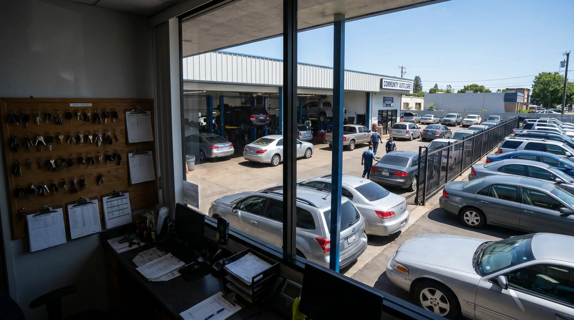 Customer vehicles left in the care of a Florida auto service facility, the exposure garagekeepers coverage protects